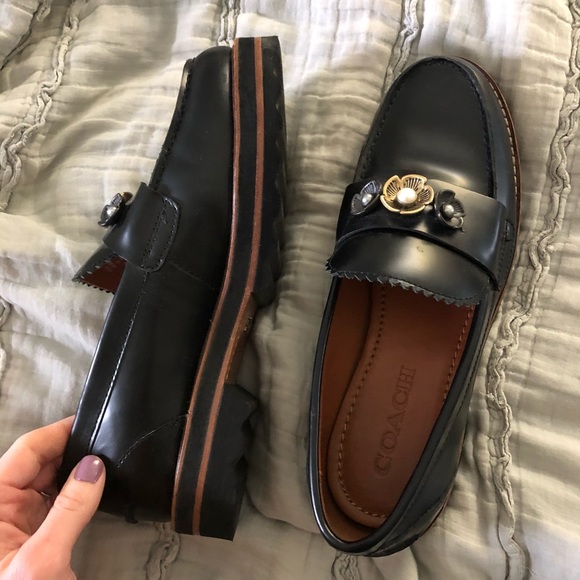 loafers with flowers